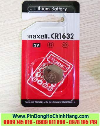 Maxell CR1632, Pin CR1632